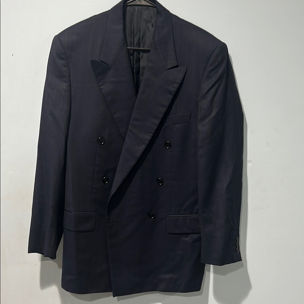 Corneliani Black Sport Coat Classic Elegance